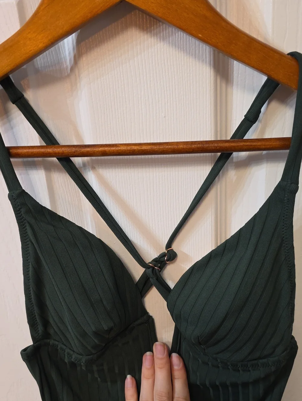 Shade & Shore Green One-Piece Swimsuit